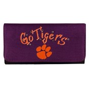 Clemson University Ladies Wallet Saddle Go Tigers