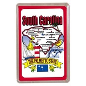 South Carolina Playing Cards State Map 24 Display