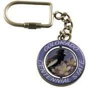 Colorado Keychain Spinner Bird/Flower