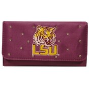 Louisiana State University Ladies Wallet Saddle Mi