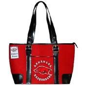 University Of Arkansas Ladies Purse Suede