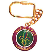 Mardi Gras   Keychain Spinner
