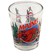 Maine Shot Glass 2.25H X 2" W 3 View