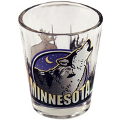 Minnesota Shot Glass 2.25H X 2" W 3 View
