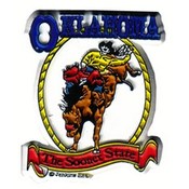 Oklahoma Magnet 2D Bronco