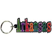Arkansas Keychain Pvc Festive(Case of 72)
