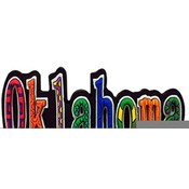 Oklahoma Magnet Pvc Festive