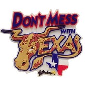 Texas Magnet 2D " Don't Mess With Texas"   Steer H