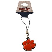 Clemson University Jewelry Charm Pvc Paw