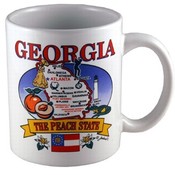 Georgia Mug State Map