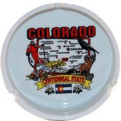 Colorado Ashtray State Map