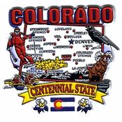 Colorado Magnet 2D State Map