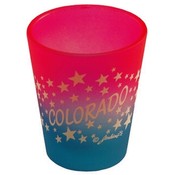 Colorado Shot Glass 2.25H X 2" W Multi Clr Stars