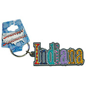 Indiana Keychain Pvc Festive