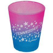 Tennessee Shotglass Multi Clr Stars