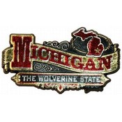 Michigan Magnet 2D Banner Approximately 2"H X 4"W