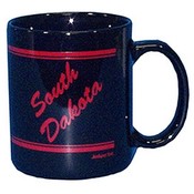 South Dakota Mug Brush Script