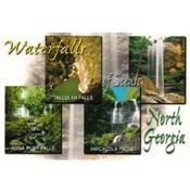 Georgia Postcard  Ga168 Waterfalls Of Georgia