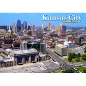 Missouri Postcard (Kc) Kc103 Aerial Skyline