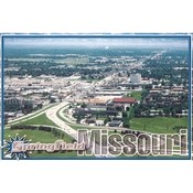 Missouri Postcard Mo818 Aerial Springfield