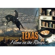 Texas Postcard Tx116 Home On The Range