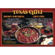 Texas Postcard Tx123 Texas Chili