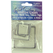  Square Metal Rim Vellum Tags(Case of 60...