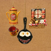 3.25" - 4.25" Resin Camp Ornaments