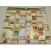 70 Peel and Stick Gift Tags