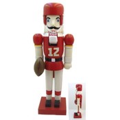 13.5 NFL Kansas City Chief Wooden Nutcracker