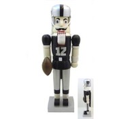 13.5 NFL Oakland Raiders Wooden Nutcracker