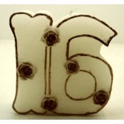 16th Birthday Candle