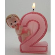 Second Birthday Candle