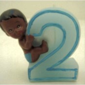 Second Birthday Candle