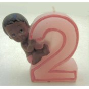 Second Birthday Candle