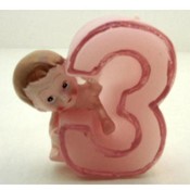 Third Birthday Candle