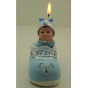 Baby in Shoe Birthday Candle