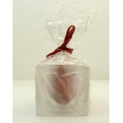 Glass Votive Holder with Wrapped Candy
