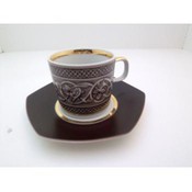 Sophia Cup &amp; Saucer - Brown