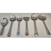 6 Assorted Stainless Steel Utensils