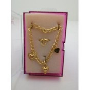 Gold Tone Charm Bracelet