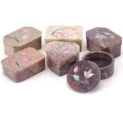 Assorted Soapstone Boxes