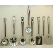 8 Assorted Stainless Steel Kitchen Utensils