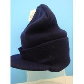 Winter Hats - Blue Visor Beanie
