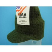 Winter Hats -Green Visor Beanies