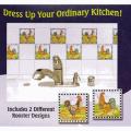 Country Tile Covers: Rooster (set of 10)