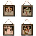 Snowman Wall Plaques (Set of 4)