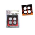 Orange County Choppers Double Metal Outlet Plate