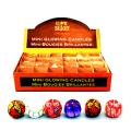 24 Mini Glowing Candles- Ball Shapes