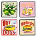 Ceramic Coaster Set (4 Pieces)